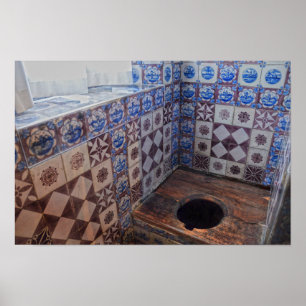 Poster Toilettes Royales, Château de Rosenborg, Copenhagu