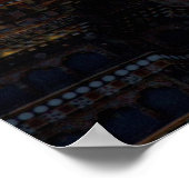 Poster Toit bouddhiste Dzong (Coin)