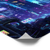 Poster Toit Cyberpunk Tokyo (Coin)