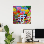 Poster Toit de parapluies (Bureau à domicile)