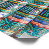 Poster Toit de temple orné (Coin)