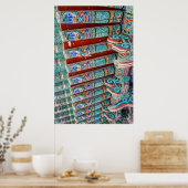 Poster Toit de temple orné (Cuisine)