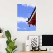 Poster Toit du sanctuaire shinto (Bureau à domicile)