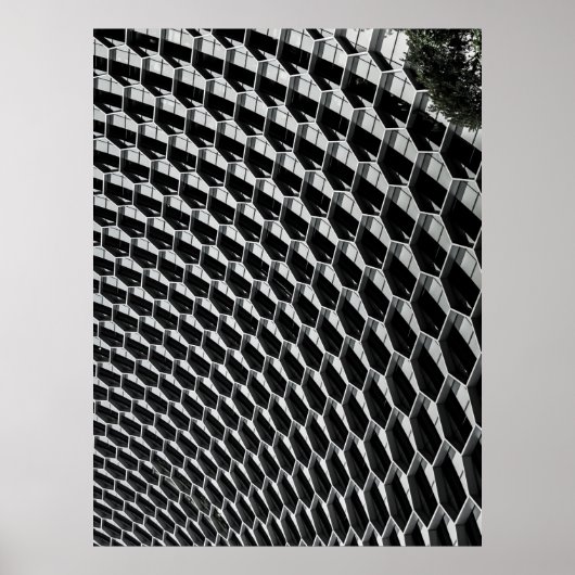 Poster Toit en verre gris (Devant)