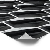 Poster Toit en verre gris (Coin)