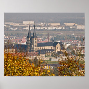 Poster Toits de Bamberg, Allemagne