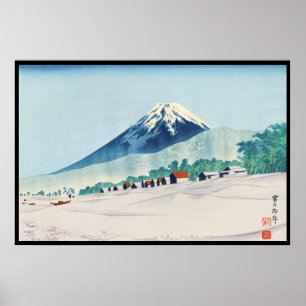 Poster Tokuriki Tomikichiro 36 Vues de Fuji art japon