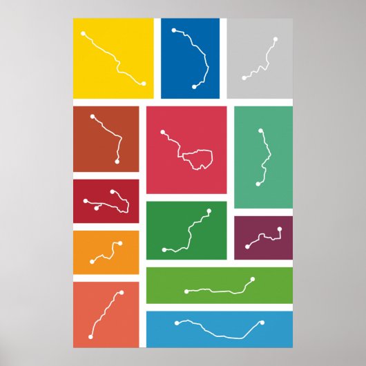 Poster Tokyo - Palettes de Transit (Devant)
