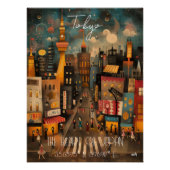 Poster Tokyo: The Heart of Japan - Whimsical Art (Devant)