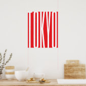 Poster TOKYO Typographie Design Cool Art urbain minimalis (Cuisine)