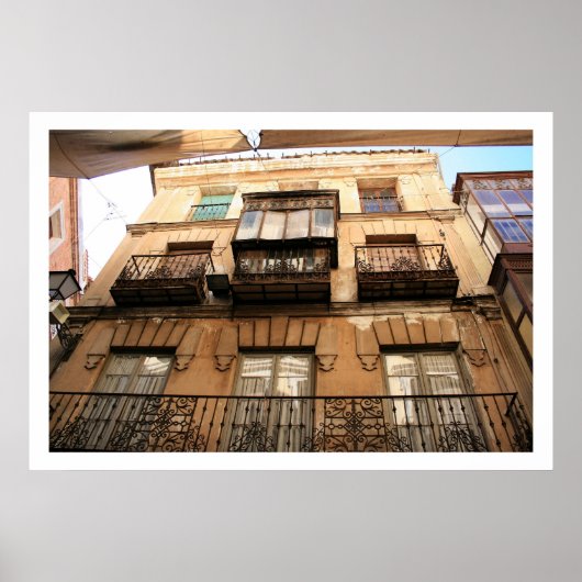 Poster Toledano Détails architecturaux (Devant)