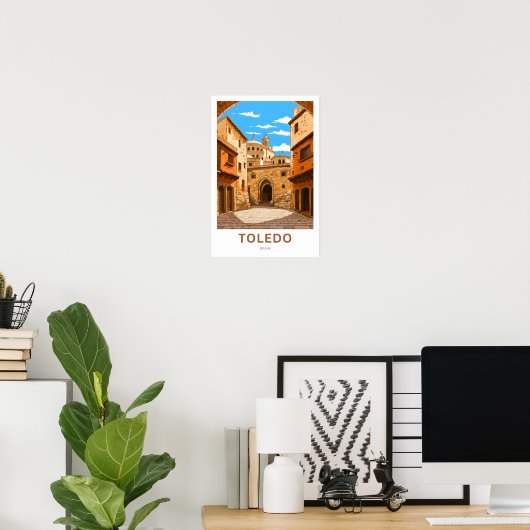 Poster Toledo Espagne - Imprimer (Bureau à domicile)