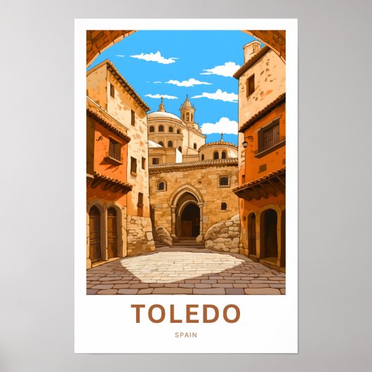 Poster Toledo Espagne - Imprimer (Devant)