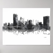 POSTER TOLEDO OHIO SKYLINE (Devant)