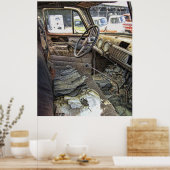 Poster TOLL of TIME on CHEVY TRUCK c. 1946 (Cuisine)