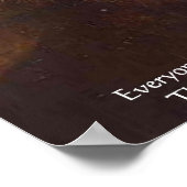 Poster Tolstoï "Change Yourself" Citation de sagesse (Coin)