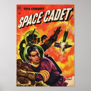 Poster Tom Corbett Cadet de l'Espace : Exploser un Rocket