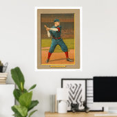 Poster Tom Downey Reds Baseball 1911 (Bureau à domicile)