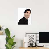 Poster Tom Ellis Lucifer (Bureau à domicile)