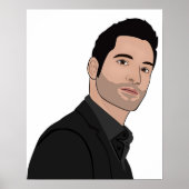 Poster Tom Ellis Lucifer (Devant)