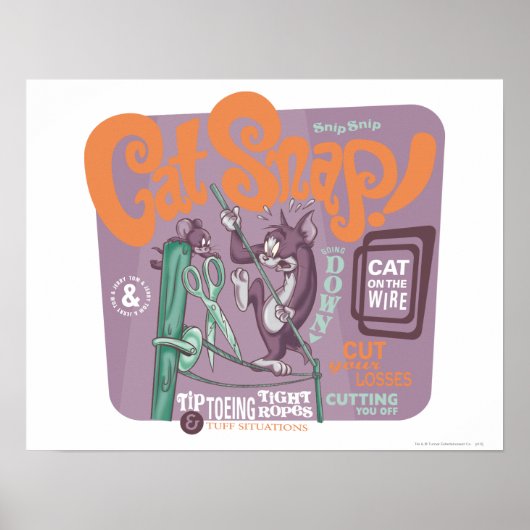 Poster Tom et Jerry Cat Snap (Devant)