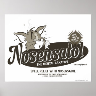 Poster Tom et Jerry Nosensatol