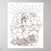 Poster Tom et Jerry Outline (Devant)