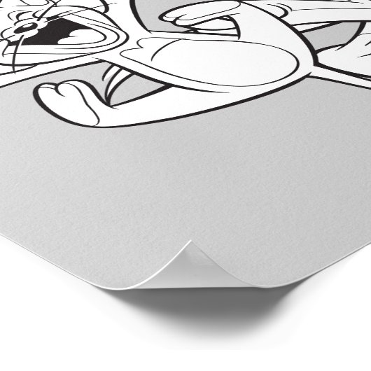 Poster Tom Et Jerry | Tom Et Jerry Rient (Coin)