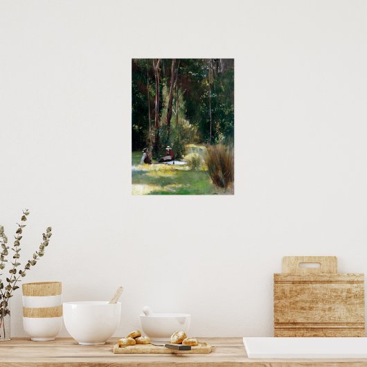 Poster Tom Roberts Un Dimanche Après-Midi (Cuisine)