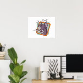 Poster Tom Scaredy Cat (Bureau à domicile)