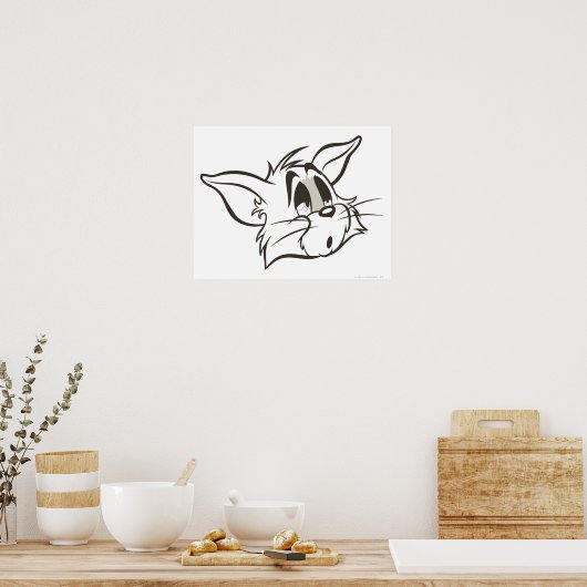 Poster Tom Sleepy Chat (Cuisine)