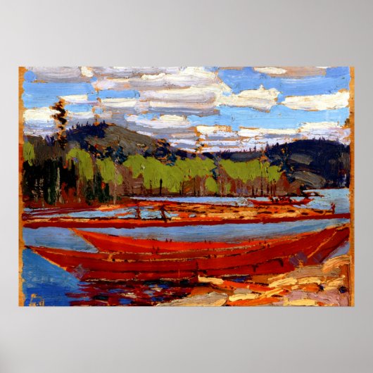 Poster Tom Thomson - Bateaux (Devant)