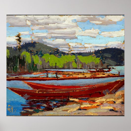 Poster Tom Thomson Bateaux (Devant)