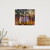 Poster Tom Thomson - Camp d'artistes, Canoe Lake (Cuisine)