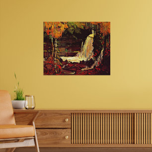 Poster Tom Thomson - Cascade de la forêt