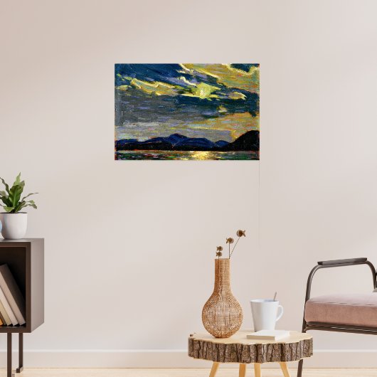 Poster Tom Thomson - Clair de lune chaud d'été (Salon 3)