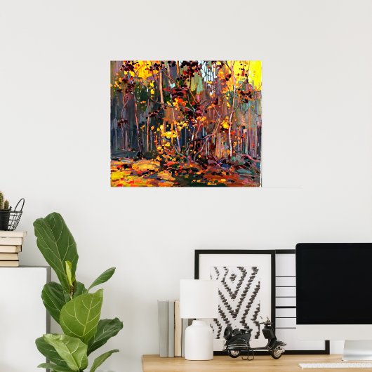 Poster Tom Thomson - Érables (Bureau à domicile)