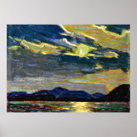 Tom Thomson - Feu de lune d'été chaud
