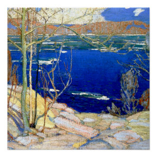 Poster Tom Thomson - Glace du printemps