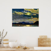 Poster Tom Thomson - Hot Summer Moonlight (Cuisine)