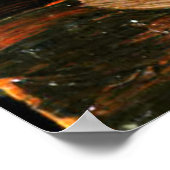 Poster Tom Thomson - Lac et Arbre rouge (Coin)