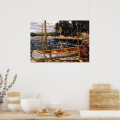 Poster Tom Thomson - Le canoë (Cuisine)