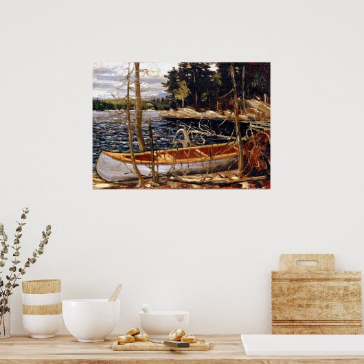 Poster Tom Thomson - Le canoë (Cuisine)