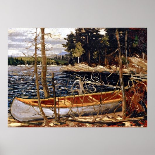 Poster Tom Thomson - Le canoë (Devant)