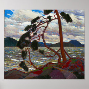 Poster Tom Thomson le vent d'ouest