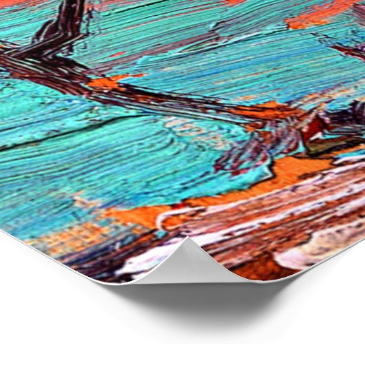 Poster Tom Thomson - Paysage avec neige (Coin)