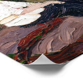 Poster Tom Thomson Peinture Jolie Dame Canadienne Figure (Coin)