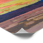 Poster Tom Thomson Peinture Sunset Ontario Land (Coin)