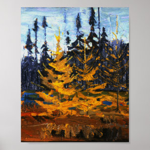 Poster Tom Thomson Peinture Tamaracks Wilderness canadien