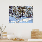 Poster Tom Thomson - Première neige en automne (Cuisine)